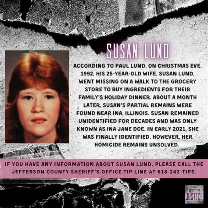 Susan Lund Missing Mom Update: Found Dead In Illinois